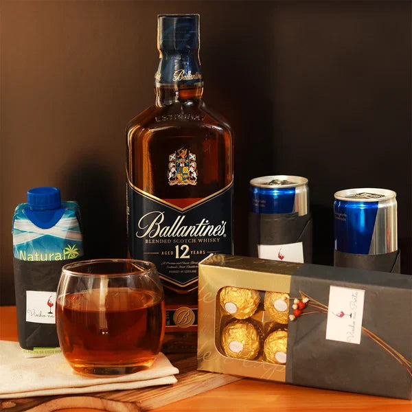 Cesta Whisky e Chocolate