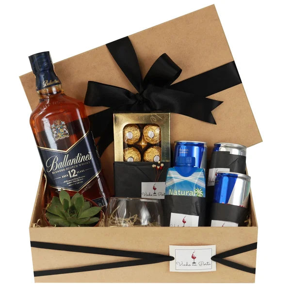 Cesta Whisky e Chocolate